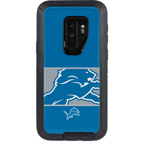 NFL Detroit Lions Zone Block Otterbox Defender Galaxy Skin